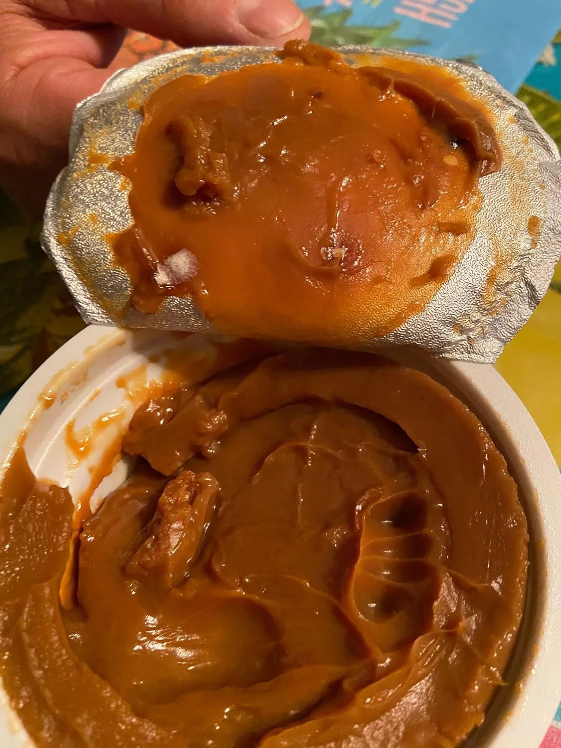 Customer photo of finished caramel thumbprint cookies with three different filling variations displayed together
