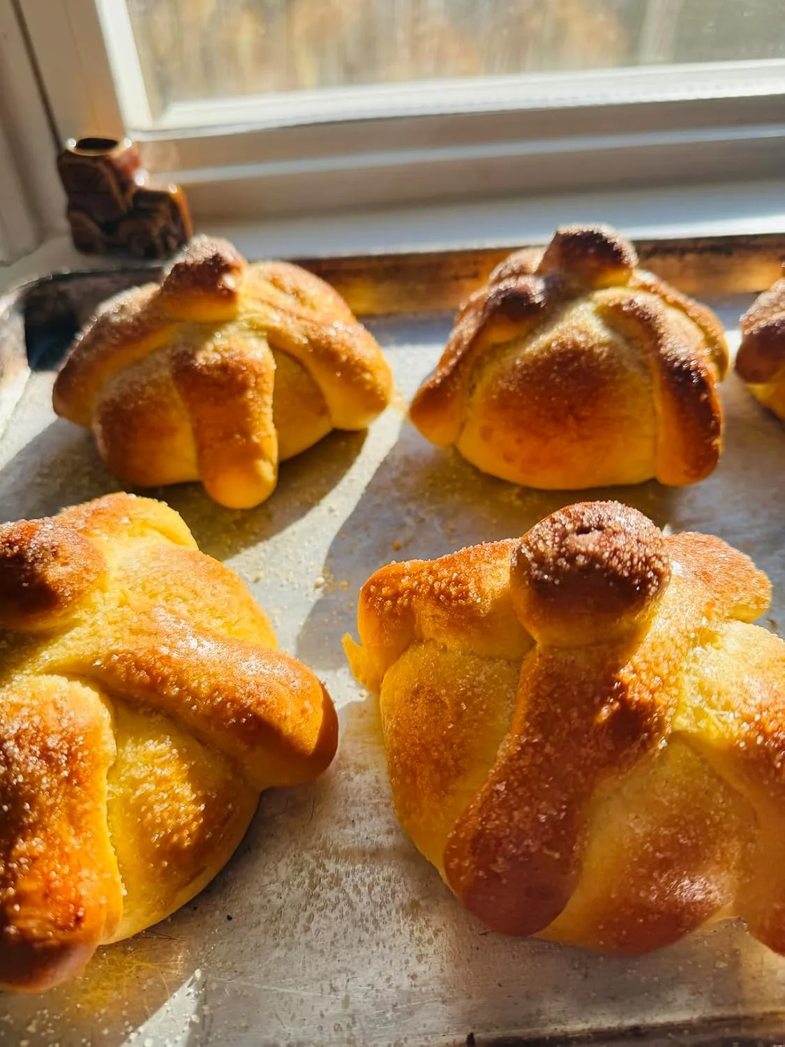 Customer photo of freshly baked fekkas koekjes cooling on a wire rack