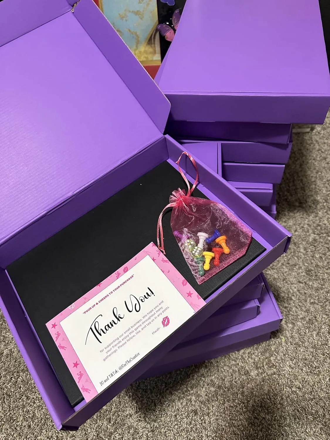 Customer photo of cookies in protective shipping packaging and box