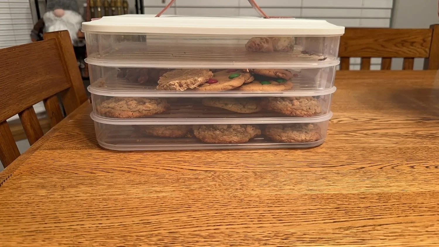 Customer photo of cookie dough resting in a bowl covered with plastic wrap