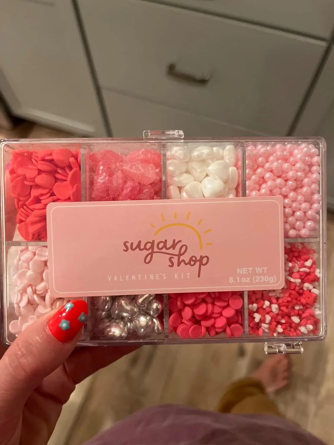 Customer photo of decorated sugar cookies with colorful icing and sprinkles