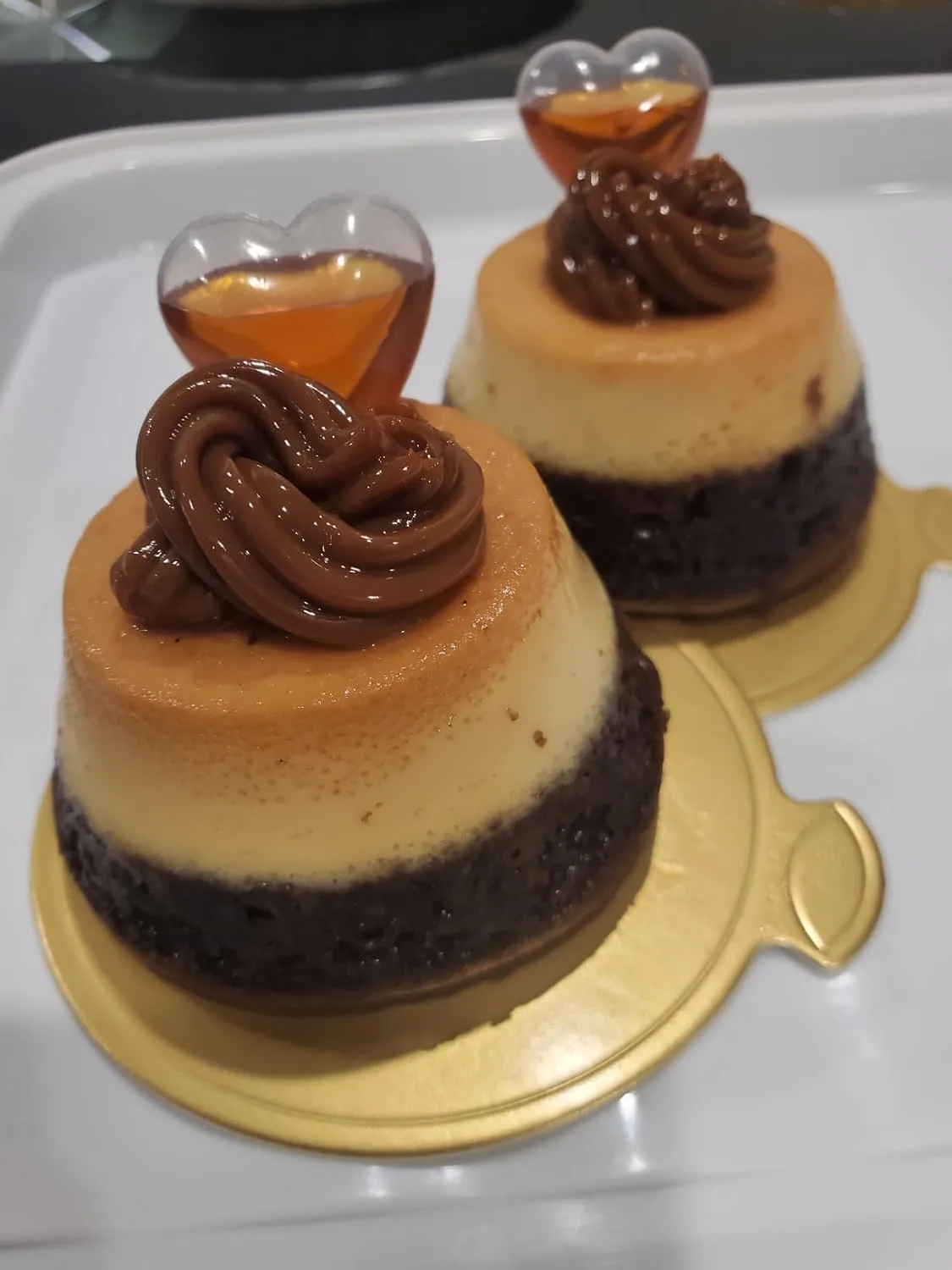 Customer photo of caramel-filled shortbread cookies showing the golden buttery texture and caramel filling
