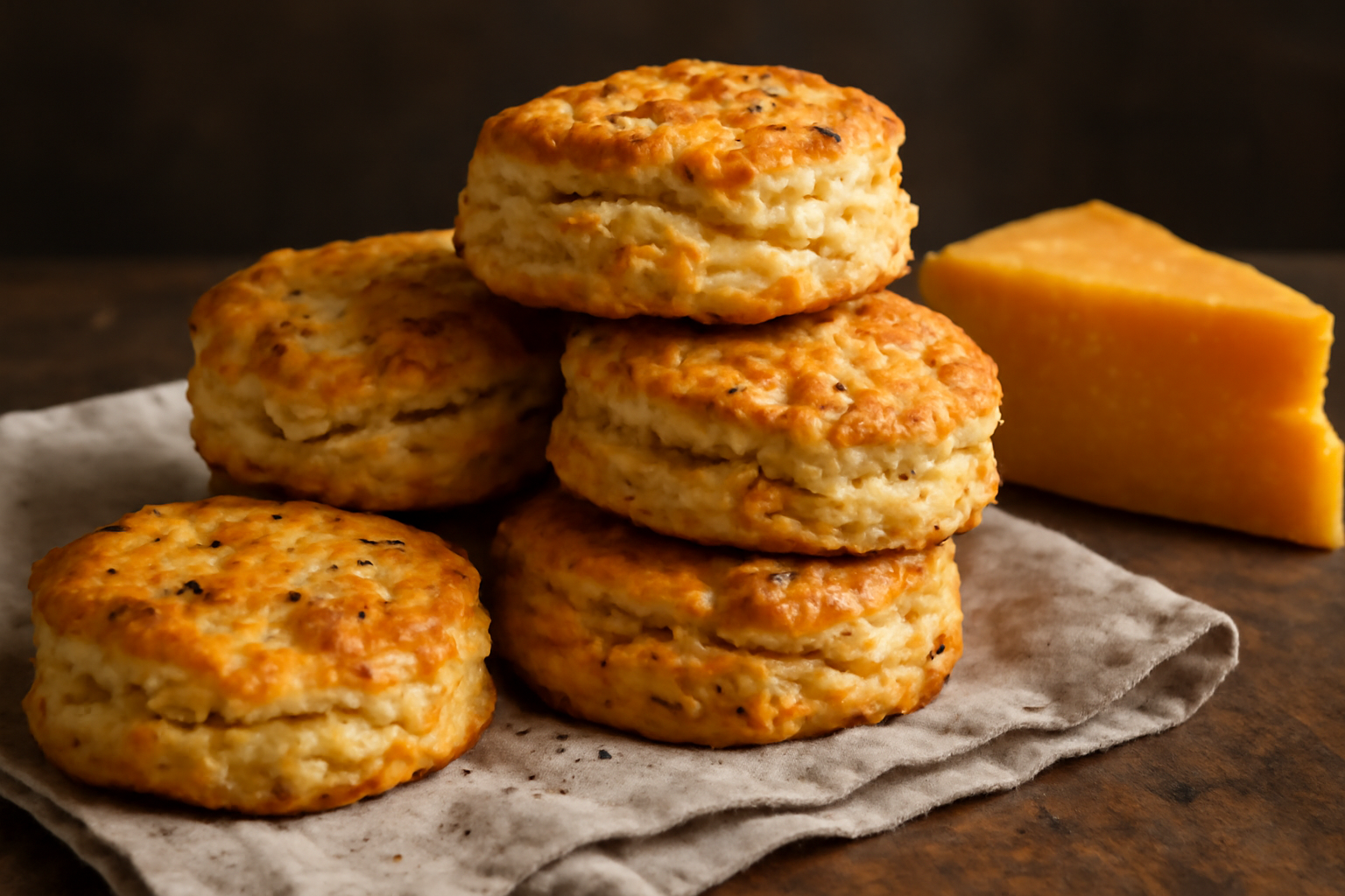Sharp Cheddar and Black Pepper Biscuits: Savory Cookies My Husband Likes More Than Dessert