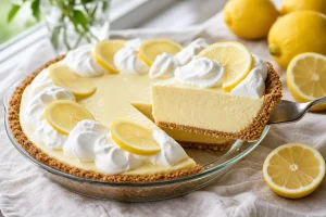 Lemon Icebox Pie: No Oven After the Crust
