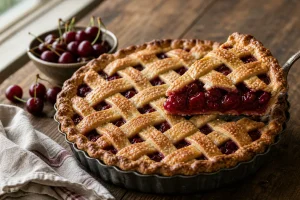 Sour Cherry Pie With a Real Lattice Top